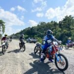 Naik Motor Trail, Bupati Ibrahim Ali Tinjau Sejumlah Pembangunan