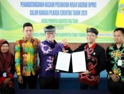 Bupati Teken Naskah Perjanjian Hibah Daerah Pemilu 2024