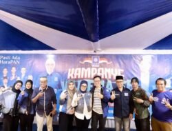 Membiru! Kampanye PAN Bersama Caleg DPRD Kaltara dan KTT Berlangsung Meriah